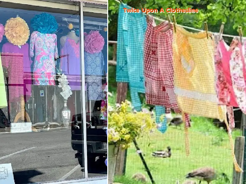 twice upon a clothesline